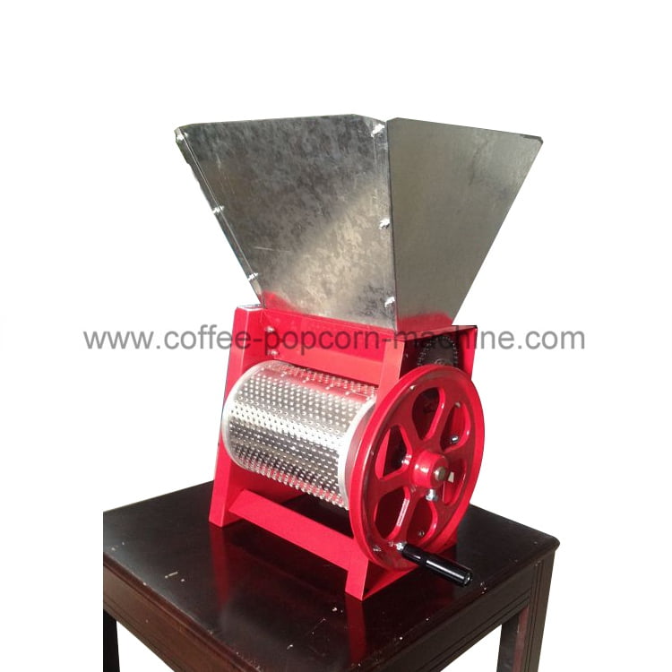 Manual coffee bean sheller machine